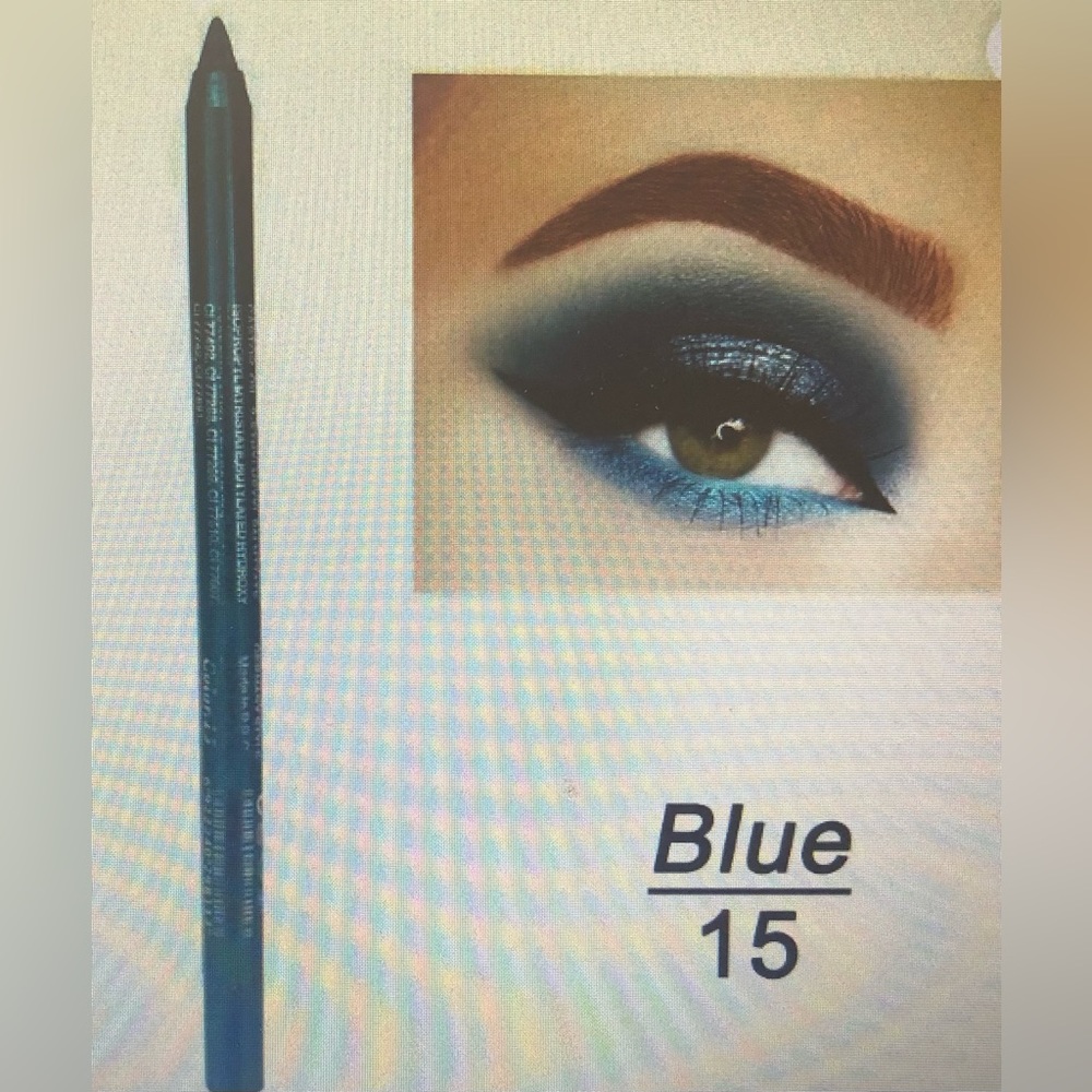 Eyes Lips pencil Liner  pearly water protective. Color blue. Size 0.05oz